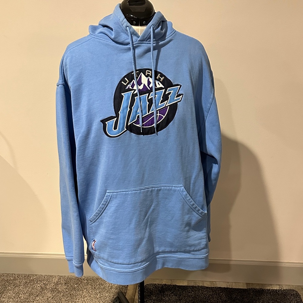 Reebok Blue Jazz Logo Hoodie